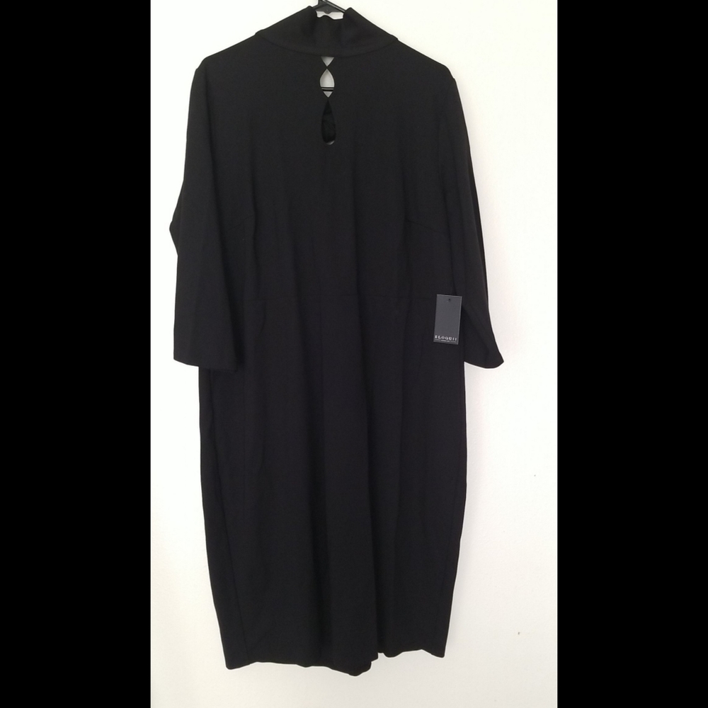 BNWT ELOQUII KEYHOLE DRESS W/SCARF - Picture 6 of 13